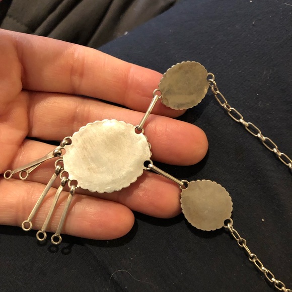 Stunning vintage Zuni sterling necklace - Picture 4 of 5